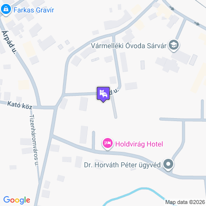 HoldLux Apartmanok a térképen