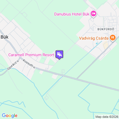 Caramell Premium Resort a térképen