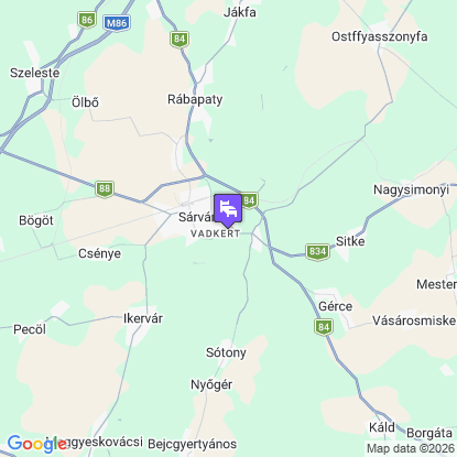 Park Inn by Radisson Sárvár Resort & Spa a térképen