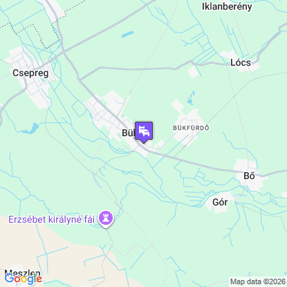 Hotel Piroska a térképen