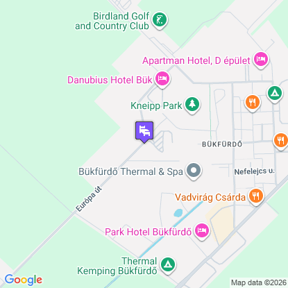 Hunguest Bük a térképen