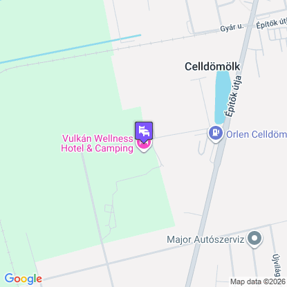 Vulkán Wellness Hotel és Kemping a térképen